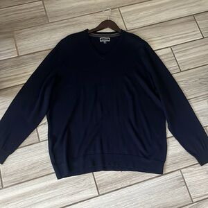 Club room XXL men’s navy blue wool sweater